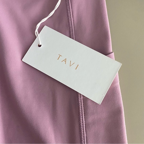 NEW Tavi Stash & Dash 7/8 Tights Leggings XS Wisteria C07024WYS NWT - Picture 7 of 10